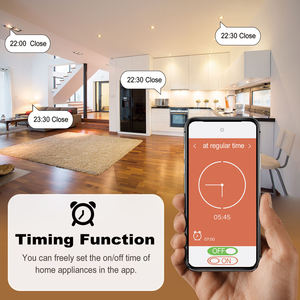 Tự khóa AC <span class=keywords><strong>220V</strong></span> 85-250V không dây ứng dụng điều khiển Alexa googole 1CH tuya wifi thông minh mô-đun chuyển đổi với RF433 PST-TYAC-1CH - Product Image 4