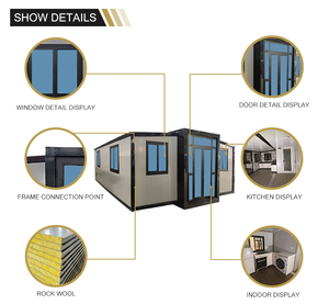 <span class=keywords><strong>Casa</strong></span> de contenedores expandible de 20 pies de vida de lujo, <span class=keywords><strong>casa</strong></span> móvil a buen <span class=keywords><strong>precio</strong></span> con materiales de acero de 2 dormitorios - Product Image 4