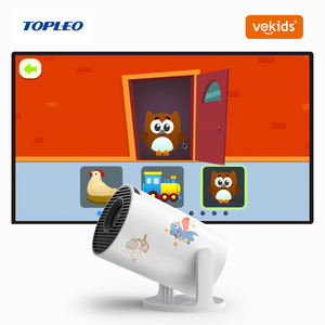 Topleo HY300 vebkids โปรเจคเตอร์มินิโฮมเธียเตอร์ LED Full HD โปรเจคเตอร์อัจฉริยะ4K แบบพกพาแอนดรอยด์11สำหรับเด็กดู<span class=keywords><strong>หนัง</strong></span>กลางแจ้ง - Product Image 1