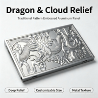 Panneaux de carrelage en porcelaine 3D personnalisés en relief avec revêtement PVDF, texture stéréoscopique moderne pour murs extérieurs de bâtiments et centres commerciaux