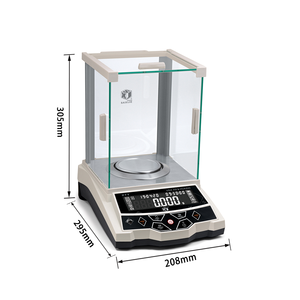 เครื่องชั่งวิเคราะห์อิเล็กทรอนิกส์ Veidt Weighing HUAZHI DTY-A120 120 กรัม/1 มิลลิกรัม พร้อมเซ็นเซอร์โหลดเซลล์ VATN จอแสดงผล LCD รุ่น DTY-A120 เครื่องชั่งความแม่นยำสูง - Product Image 2