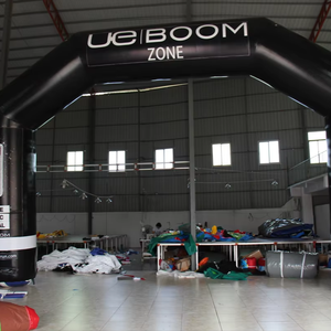 Vente flash BOOM ZONE Arche noire pour événements publicitaires commerciaux en plein air - Product Image 1
