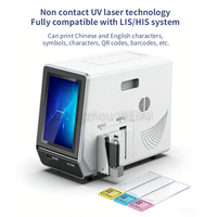 WEIAI Automatic Barcode Printing Glass Slide Marking Machine Hospital Lab Specimen Histology Pathology UV Laser Slide Printer