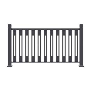 Rampe de protection légère en alliage d'aluminium et acier inoxydable, résistante à la rouille, pour balcon extérieur, escalier, villa, cour et jardin - Product Image 5