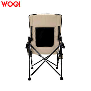 Chaise de camping portable extra large Woqi, structure en aluminium, capacité de charge de 150 kg, chaise pliante de jardin d'extérieur, tissu Oxford - Product Image 1