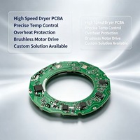 Carte de contrôle PCBA pour application, assemblage de circuits imprimés OEM, solutions de fabrication électronique personnalisées, personnalisation PCBA pour sèche-cheveux