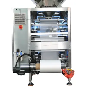 Packaging Seal Machine Multihead Pillow Bag Pouch Packing Filling Sealing Frozen Snack Potato Fries Vffs Banana Plantain Potato Chips Packaging Machine