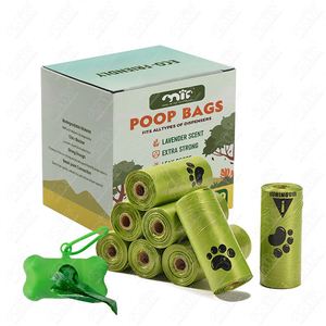 Sacs à déjections canines biodégradables extra épais, imprimés, sans parfum, de qualité supérieure et économiques - Product Image 1