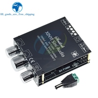 100W + 100W TPA3116D2 Bluetooth 5.0 puissance Subwoofer amplificateur Audio carte Home cinéma HIFI amplificateur audio stéréo AMP T100H AUX