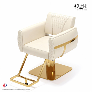 Nội thất salon, thiết bị làm đẹp, tiệm cắt tóc hiện đại, ghế salon tóc, ghế cắt tóc bằng kim loại, ghế cắt tóc bằng da - Product Image 3