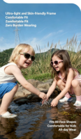 Lunettes de soleil polarisées antidérapantes à monture intégrale légères pour enfants 2026 – Protection UV, montures tendance pour bébés, peuvent être fixées