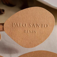Autocollants en papier texturé en relief avec logo 3D personnalisé, autocollants adhésifs imperméables aux UV, étiquettes de boîte, autocollants de scellement en relief, autocollants colorés en gros