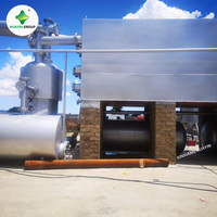 Machine de pyrolyse de mazout 10 tonnes Convertir les pneus usagés et les plastiques en huile Systèmes de pyrolyse