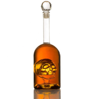 Botellas de Vidrio Transparentes con Recubrimiento Personalizado al por Mayor para Vino, Vodka, Whisky, Cerveza y Licores - Botellas Vacías con Corcho