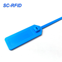 Scellé RFID UHF en ABS inviolable à usage unique avec puce Alien Higgs 3 intégrée pour le suivi antivol des conteneurs de marchandises