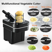 Coupe-légumes électrique multifonctionnel, robot culinaire commercial, hachoir, trancheuse, râpeuse pour restaurant et cuisine