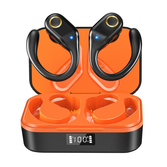 Ear Hook ANC ENC Tws J10 Bt 5.3 Wireless Earbuds In-ear Headphones Waterproof Active Noise Cancelling Sports Earphones