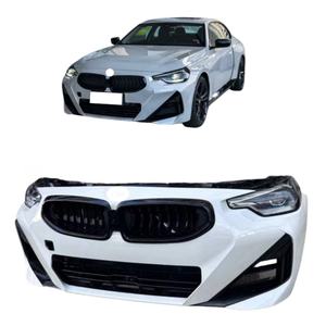 Radiador de Parrilla ABS M240ix Usado para <span class=keywords><strong>BMW</strong></span> Serie <span class=keywords><strong>2</strong></span> G42 M240i, Parachoques Deportivo con Ventilador Electrónico y Recortes para Faros Antiniebla - Product Image 1