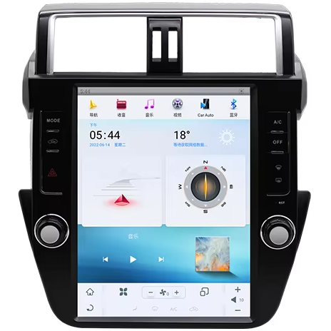 12.1 Inch Android Radio GPS Navigation Carplay Touch Screen Dashboard Radio DSP for Toyota Prado Combination TV MP3