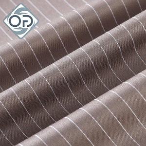 Tr 80 Polyester 20 Viscose Sọc Hồi Giáo Sang Trọng Nặng Trọng Lượng Mùa Đông Selvedge Aabaya Thobe Mens Jacquard Vải Cho Quần Áo - Product Image 4