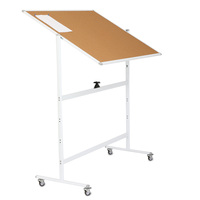 90X120 120X180Cm 2in1 Tableau blanc magnétique effaçable à sec pour bureau et école Tableau blanc éducatif personnalisé Support de tableau d'affichage en liège pour