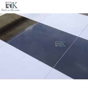 La piste de danse en contreplaqué portable est de couleur noire et blanche pour mariage ou fête - Product Image 3