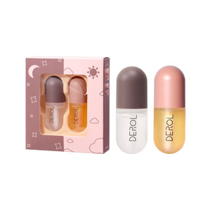 <span class=keywords><strong>DEROL</strong></span> - Juego de 2 Brillos Labiales Hidratantes y Humectantes, Aceite Nutritivo para Labios con Efecto Voluminizador, para Día y Noche - Product Image 4