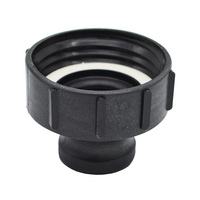 Adaptateur de robinet de réservoir IBC S100x8 filetage femelle à S60x6 connecteur de raccords en plastique de réduction de filetage mâle