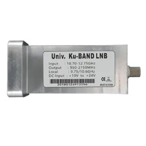 9.75/10.6GHz Universal KU Band LNB convertitore ad alto guadagno ricevitore di segnali satellitari LNBF
