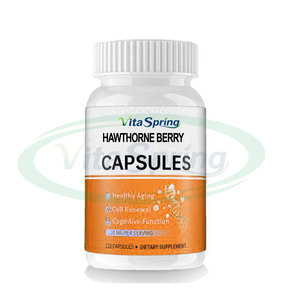 แคปซูลสารสกัดจากผลฮอว์ธอร์นออร์แกนิก Ausreson OEM อาหารเสริมบำรุงสุขภาพหัวใจ 500 มก. แคปซูลผลฮอว์ธอร์น - Product Image 1