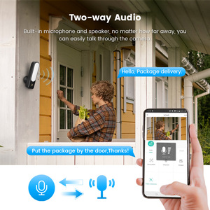 Wifi Tuya Spot <strong>Light</strong> <strong>Camera</strong> Home 1080P <strong>Security</strong> Outdoor Wall <strong>Light</strong> Audio Video Recording Siren Alarm Motion Sensor Flood <strong>Light</strong> - Product Image 5