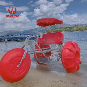 Juego más vendido con 3 ruedas grandes Aqua Cycle Water Trike Niños y adultos Pedal Boat Water Triciclo a la venta - Product Image 3
