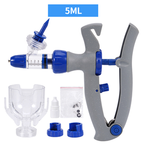 1ml 2ml 5ml 10ml thú y tự động nhựa vắc xin ống tiêm lợn gieo liên tục động vật ống tiêm Injector với chai chủ - Product Image 6
