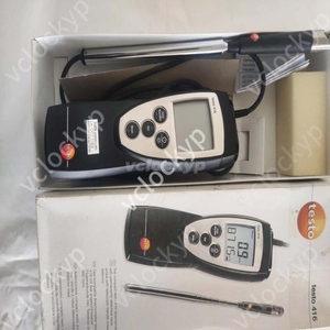 Anémomètre à impeller numérique portable de haute précision allemand Testo 416, mesureur de vitesse du vent industriel pour des mesures de précision - Product Image 4