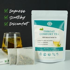 Té en Polvo Orgánico para el Cuidado de la Garganta de Marca Privada Chinaherbs, Bolsitas de Té Recién Mezcladas con Certificación ISO para Apoyar la Salud de la Garganta - Product Image 1