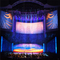 King Visionled intérieur extérieur location Led affichage mural P3.91 épissure transparente Led écran vidéo scène fond Led panneau