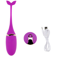 Vibrations-Analplug mit USB-Aufladung, Kabelloser Kaulquappen-Analplug, Ferngesteuerter Fischschwanz-Analplug, Leise und Geräuscharm