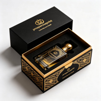 Boîte à parfum personnalisée, fermeture magnétique, rigide, toucher doux, gaufrage avec insert en mousse pour 100 ml, design gratuit