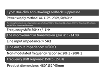 BHA 2.0-green Anti-Feedback Suppressor Mikrofon Preamplifier Audio untuk Pertunjukan Panggung, Konverter Frekuensi, Harga Pabrik, OEM