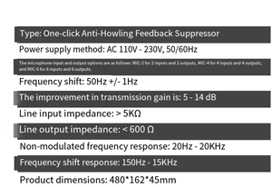 Préamplificateur <span class=keywords><strong>audio</strong></span> de scène anti-feedback BHA 2.0 vert avec suppresseur de réflexions, convertisseur de fréquence, prix usine, OEM - Product Image 4