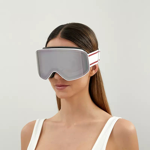 <span class=keywords><strong>2025</strong></span> phụ nữ Mens Snowboard thể thao Googles OEM biểu tượng tùy chỉnh OTG Frameless Retro chống sương mù tuyết Kính trượt tuyết Kính - Product Image 3