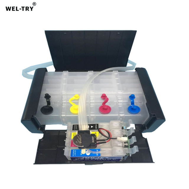 Wel-Try T1621 T1631XL Empty Continuous Ink System CISS With ARC Chip for WorkForce WF-2010 2510 2520 2530 2540WF 2750D WF2760DWF