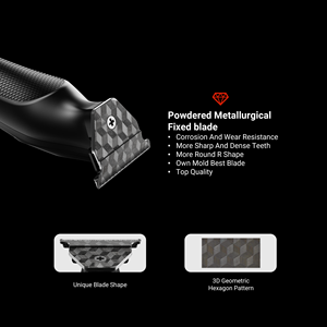 Recortadora de Precisión Profesional Inalámbrica Recargable con Cabezal Desmontable AL-251A, Recortadora de Cabello con Cuchilla en T y Diseño Único - Product Image 3