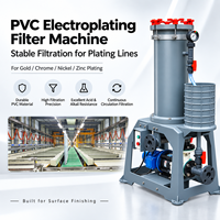 Machine de filtration par électrodéposition PVC pour le chromage dur, système de filtration pour les solutions de finition des métaux, équipement