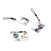 125khz/13.56mhz Epoxy RFID Keytag NFC Porte-clés Puce Personnalisée Porte-clés pour Porte Hôtel Gym Boutique Contrôle D'accès