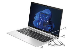 Thương hiệu mới 15.6 "HPE Probook 450 G10-210 I5-1340P/16G/512G SSD/FHD 1920*1080/W11 kinh doanh máy tính xách tay - Product Image 3