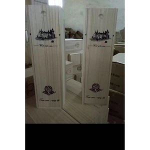Caja de madera para vino tinto Shangri-La de 750 ml, empaque personalizable para regalo - Product Image 2