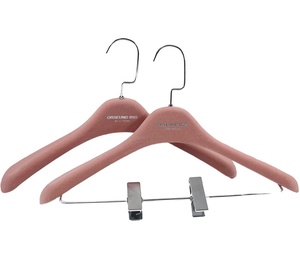 Di alta classe di velluto viola <span class=keywords><strong>abiti</strong></span> e <span class=keywords><strong>abiti</strong></span> da sposa vestiti di plastica gancio con logo argento - Product Image 1