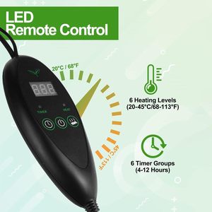 PAIDES Meilleure vente contrôleur de chaleur étanche MET certifié tapis chauffants pour plantes pour jardinage intérieur tapis chauffants pour plantes - Product Image 6