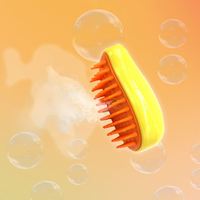 Vente en gros sans BPA nettoyage toilettage massage douche pour chien brosse à poils pour animaux de compagnie chien brosse à vapeur en silicone